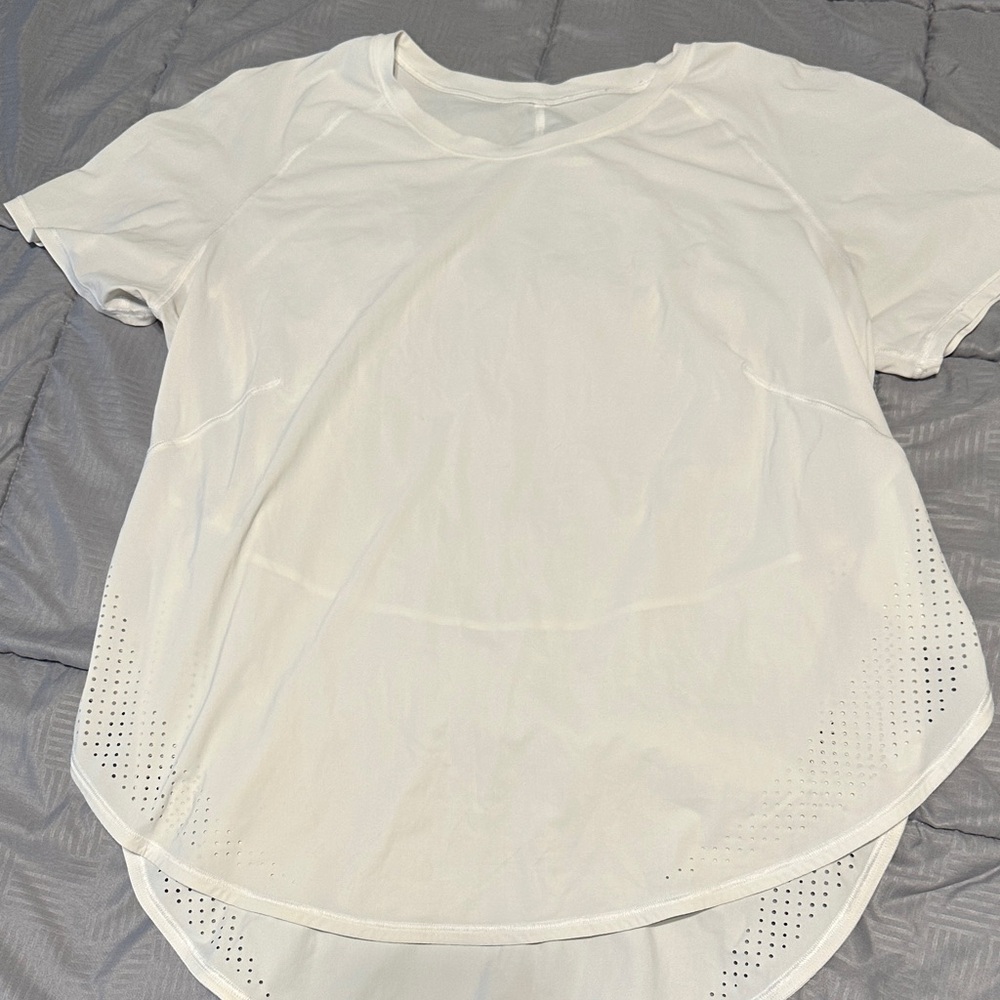 lululemon athletica White Short Sleeve Tee